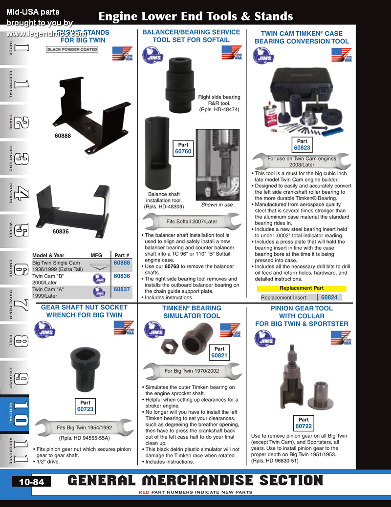 Discount Bottom End Tools from MidUSA for Harley Davidson