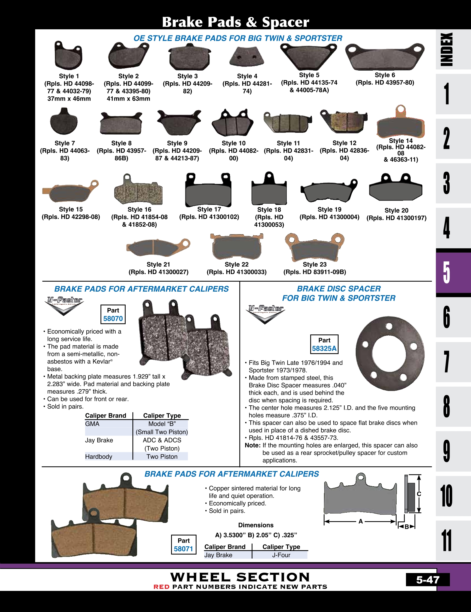 Discount MidUSA Harley Brake Pads