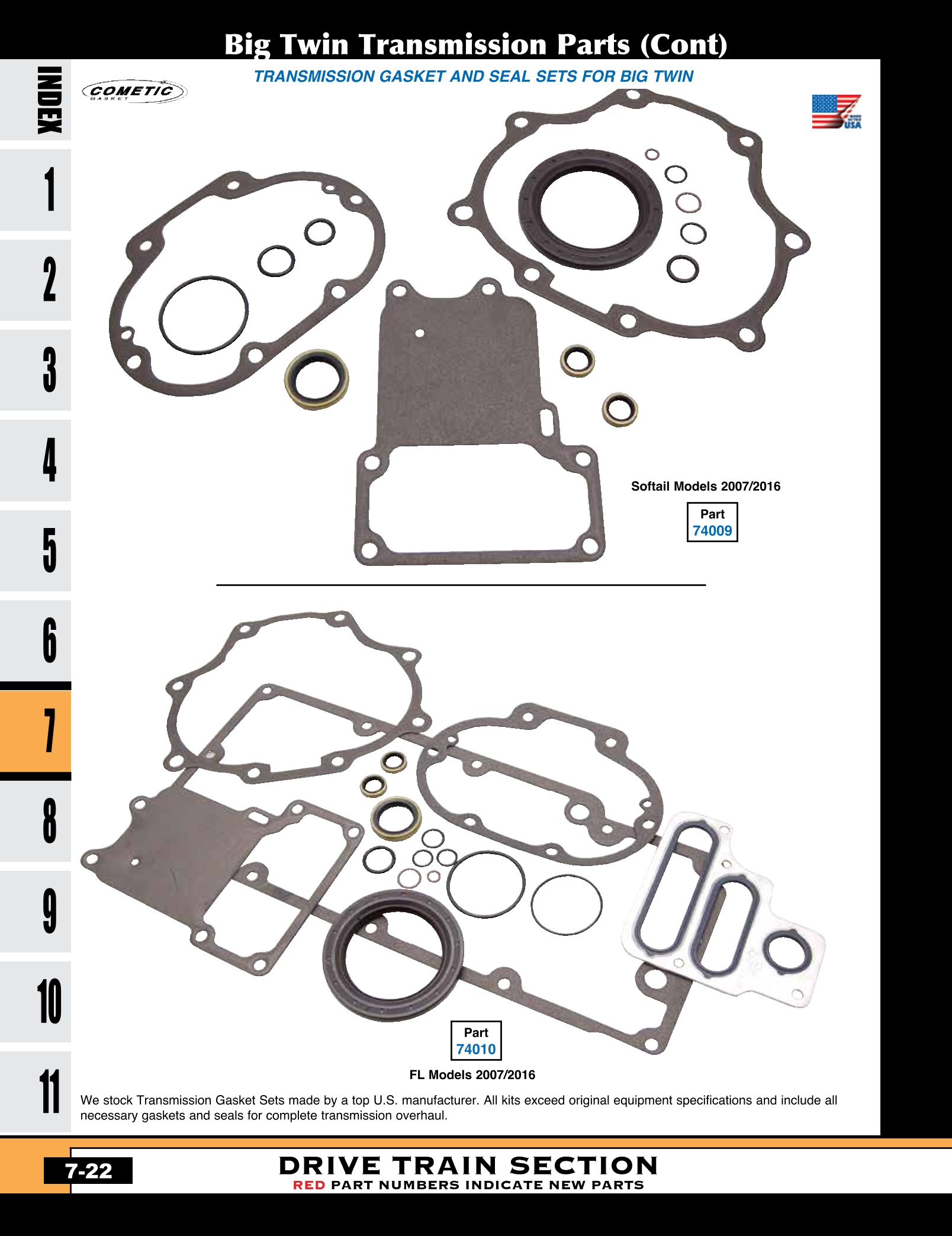 big twin 1980-85 inner primary hardware kit usa colony 
